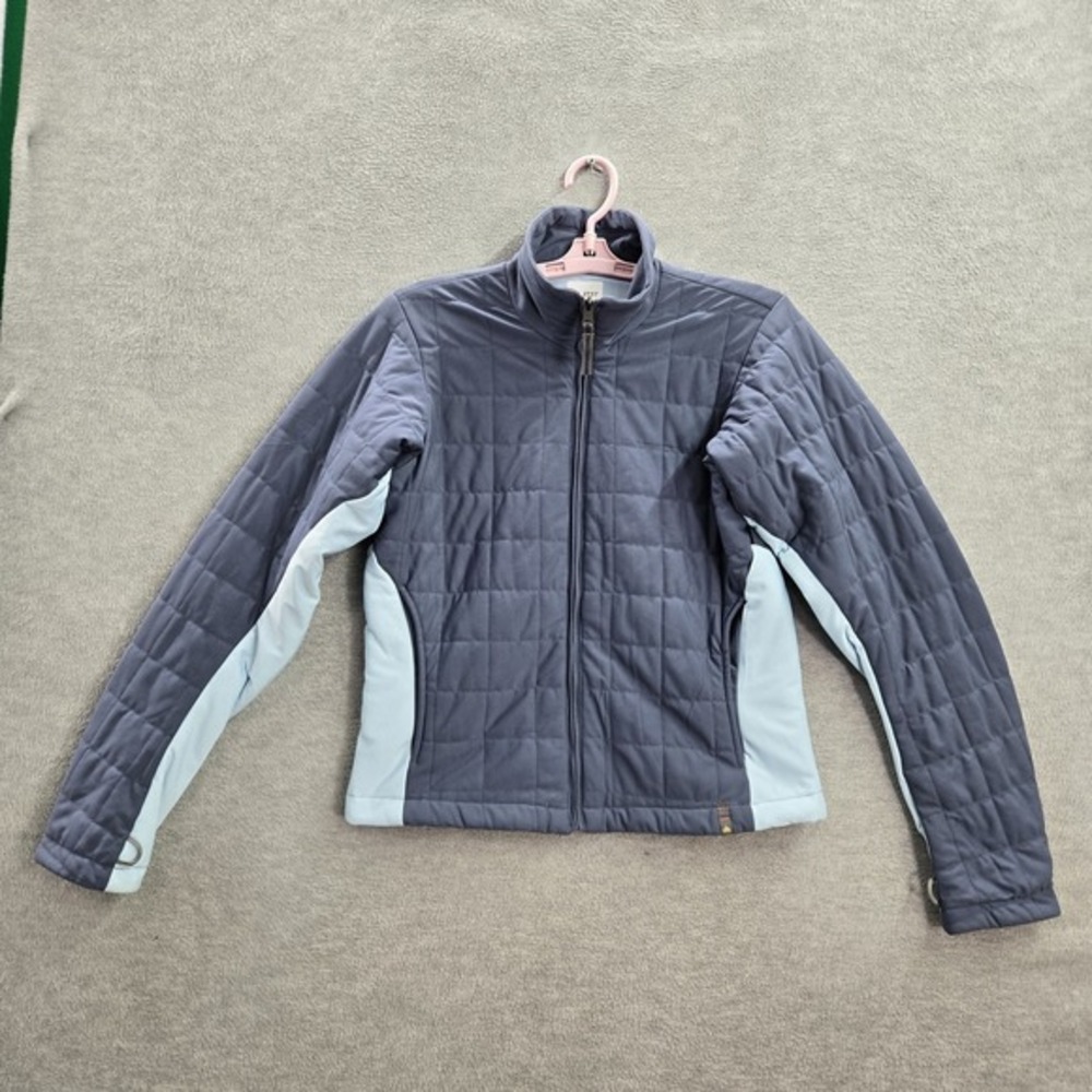 VINTAGE Nike ACG Women Jacket S Blue Activewear Logo Zipper Thermal Layer